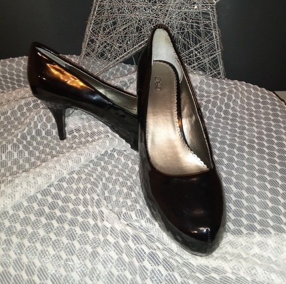 CATO | BLACK PATENT LEATHER 3-IN HEEL | SIZE 9 | NWOT - Picture 2 of 6